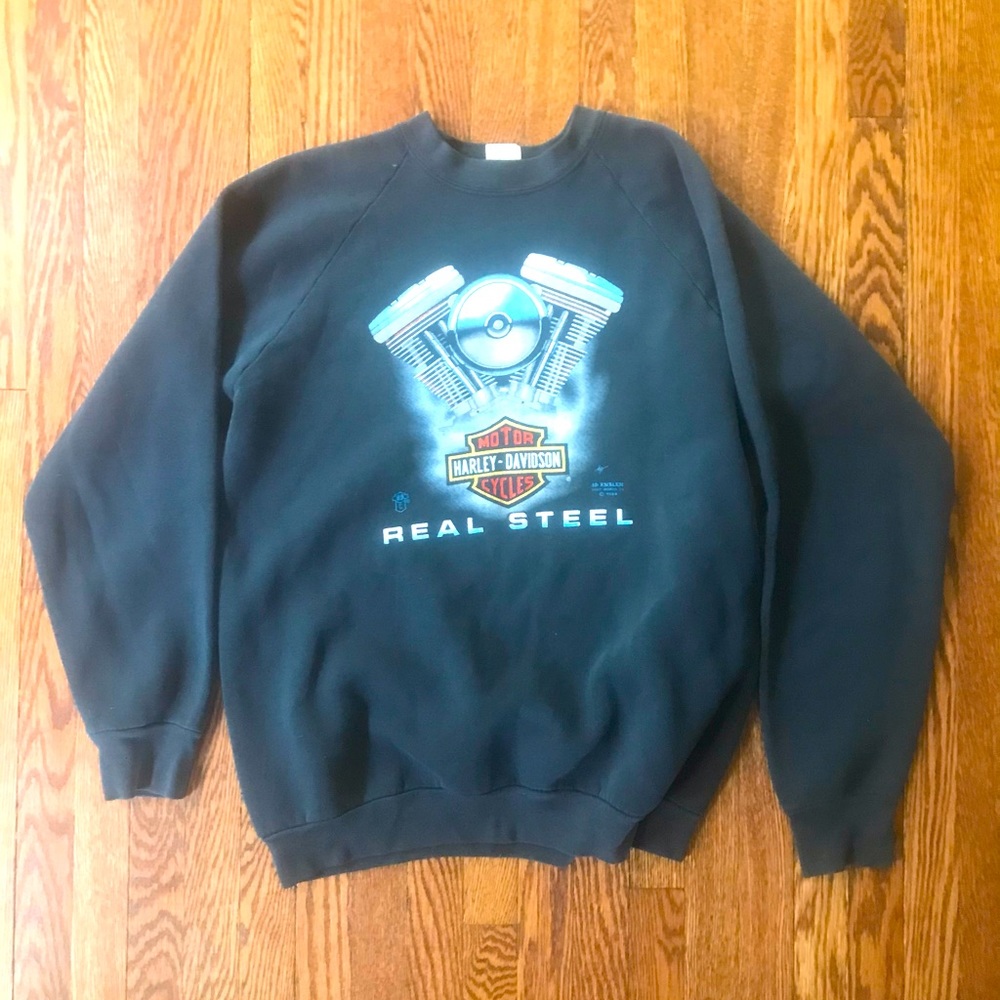 Vintage Harley Davidson crew neck